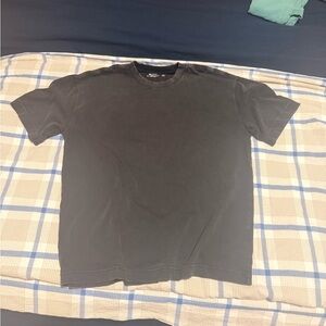 Hollister Men's Charcoal Short Sleeve Tee